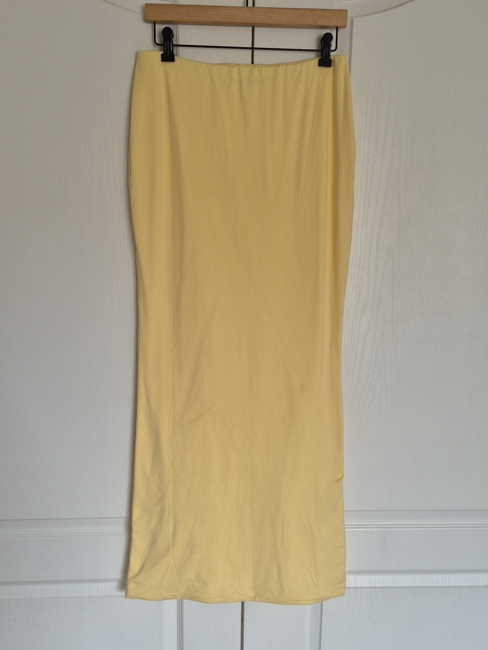 Yellow Women's Maxi Skirt - Lightweight Summer Pencil Skirt